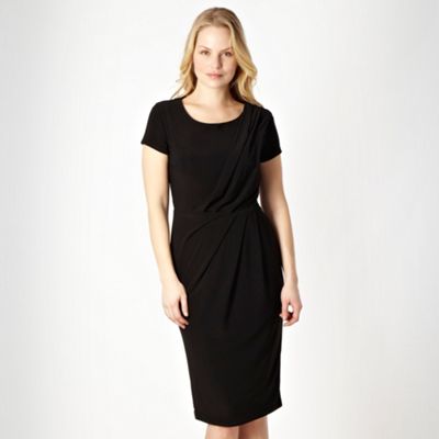 Designer black jersey dress                                                                                                     