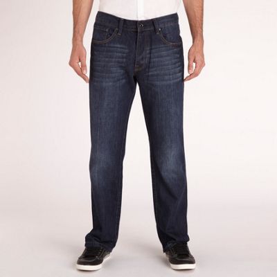 Blue authentic straight leg jeans