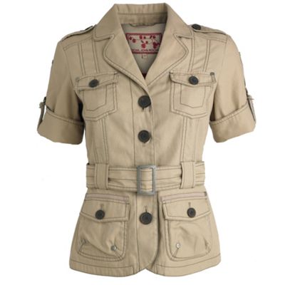 Natural safari jacket