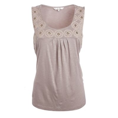 Mocha tumble weed vest