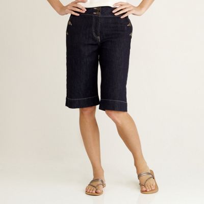 Indigo organic 39Sylvia39 sailor shorts