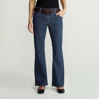 Mid blue casual regular jeans