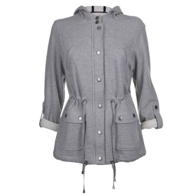 Rocha.John Rocha Grey jersey parka