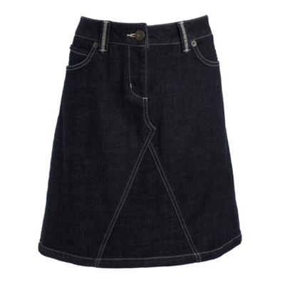 Rocha.John Rocha Indigo organic denim skirt