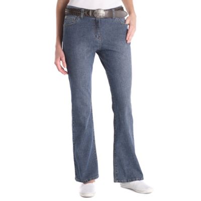 Mid blue western style jeans