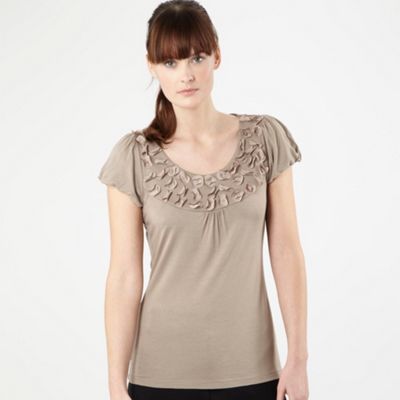 Fawn circle applique t-shirt