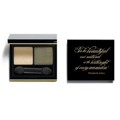 Elizabeth Arden Colour intrigue eye shadow duo - golden moss