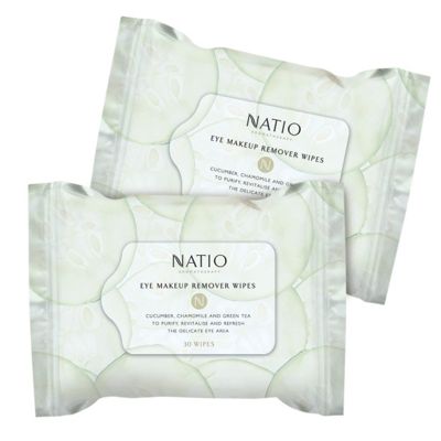 Eye makeup remover wipes