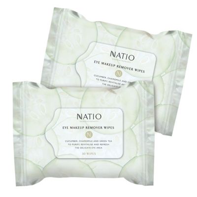 Natio Eye makeup remover wipes