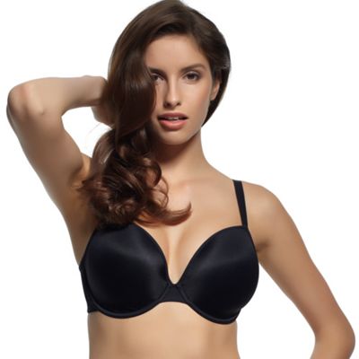 Black Porcelain plunge bra