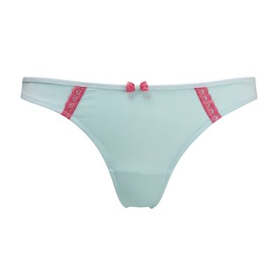 Turquoise & pink Jude thong