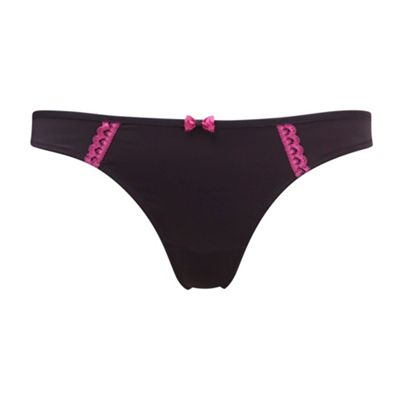 Black & pink Jude thong