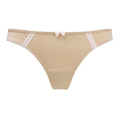 Natural & white 'Jude' thong                                                                                                    