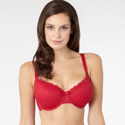 Gorgeous Red mesh t-shirt bra