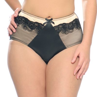 Black Tempt Me high waist briefs