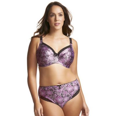 Lilac 'Libby' underwire banded bra