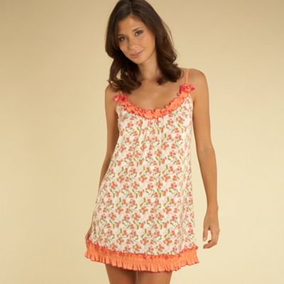 Floozie by Frost French Orange blossom print chemise