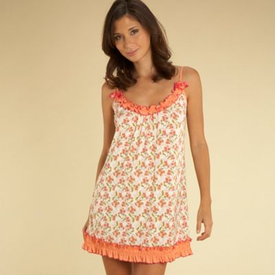 Orange blossom print chemise