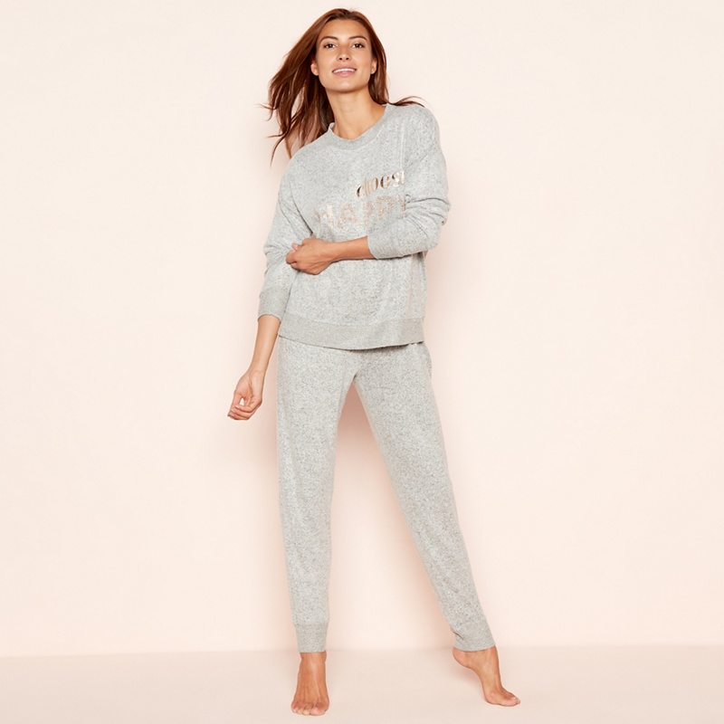 Boux Avenue Koala tee and leggings pyjama set - Grey Marl Mix - 18