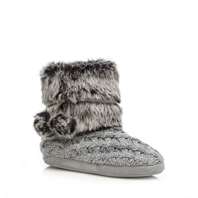 Debenhams store slipper boots