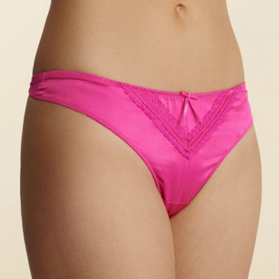 Bright pink Suzy thong