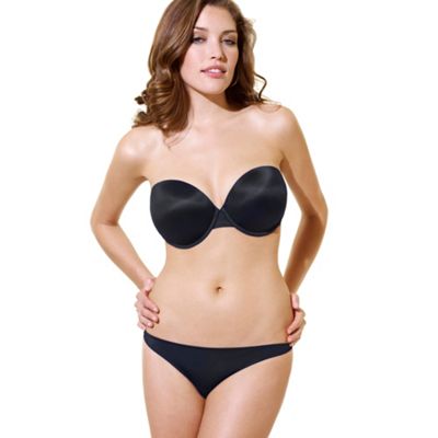 Black strapless t-shirt bra