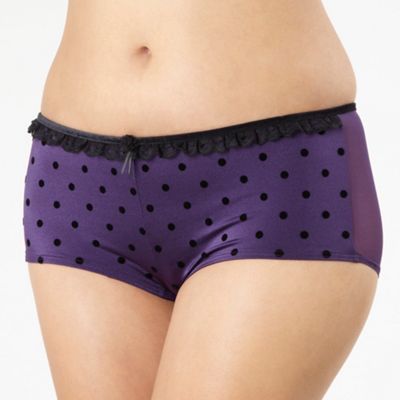Purple spotted briefs