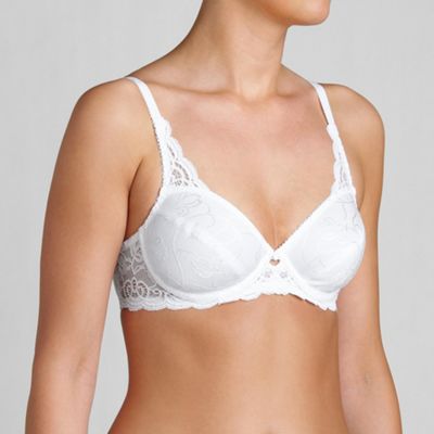 White Amourette Romance non padded bra