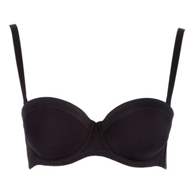 Black secret support strapless bra