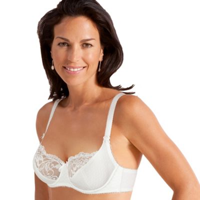 White underwired bra