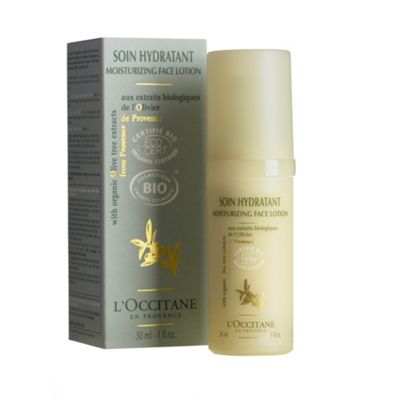 Organic olive tree moisturising face fluid 30ml