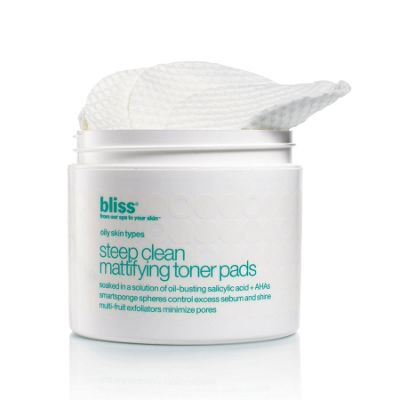 Steep clean mattifying toner pads