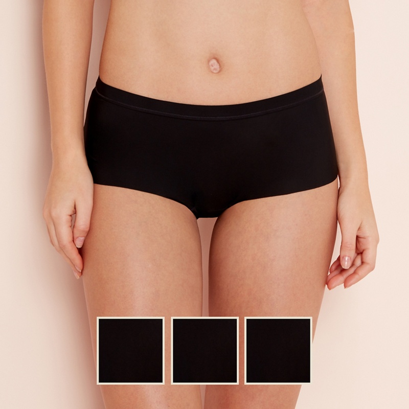 The Collection - 3 Pack Black Microfibre Seamless Shorts Review