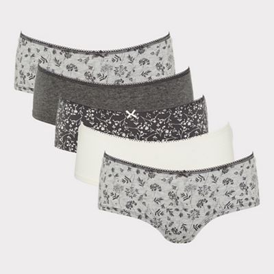 Grey Little Miss Naughty Boxer Briefs