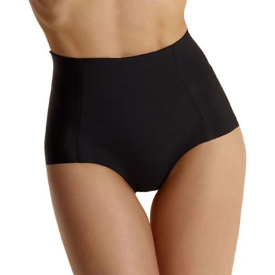 Black Invisible high leg control pants