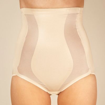 Natural high waisted shaper briefs