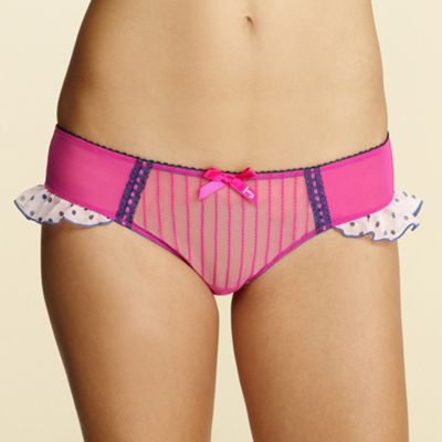 Bright pink Cassie Rouche hipster briefs