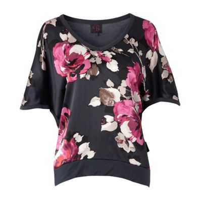 Multi coloured batwing pyjama top