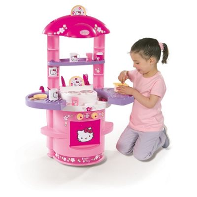  this kitchen set from Hello Kitty comes complete with more than 20 