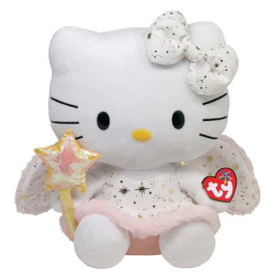 Hello Kitty 12 Gold Angel soft toy