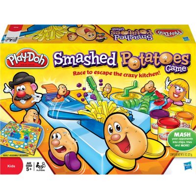 Smashed potatoes play-doh game