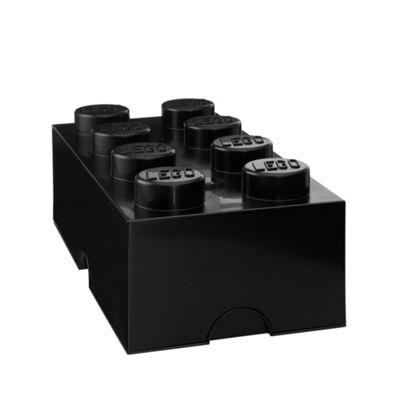 Black Lego storage brick - 40041733