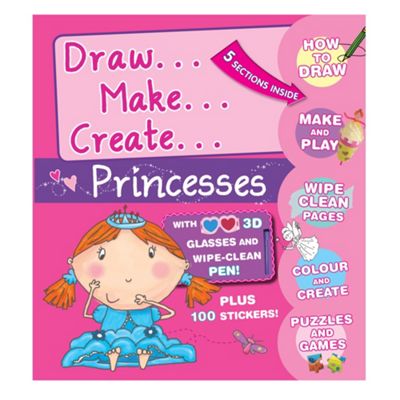 3D Activity Folders - Princess                                                                                                  