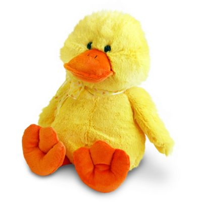 Yellow large duck soft toy