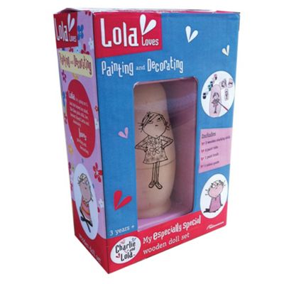Lola paint & play wooden dolls                                                                                                  