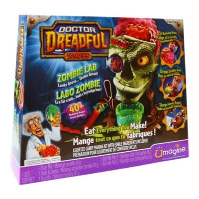 Dr Dreadful's zombie head                                                                                                       