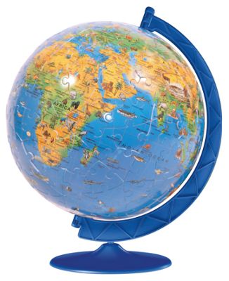 Children's World Map 3D 180 piece puzzle                                                                                        