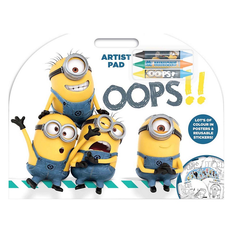 Despicable Me - Colouring Pad With Stickers Review