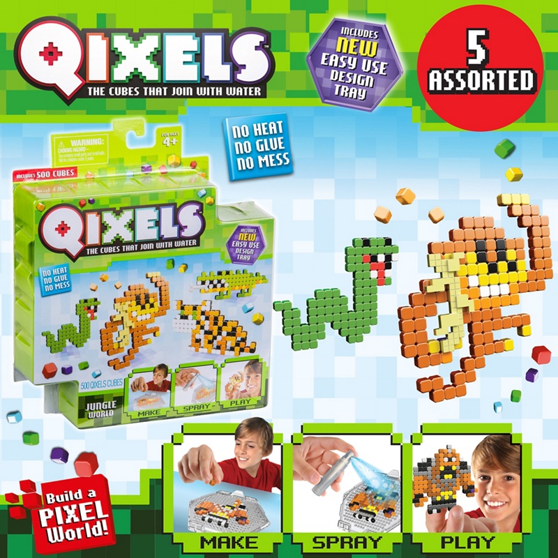 Qixels - 5 Assorted Cubes Theme Pack Review