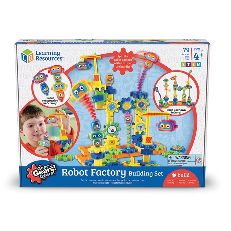 Learning Resources - Gears Robot Factory Building Set Review